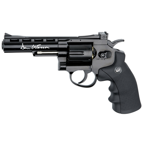 Dan Wesson 4 Inch CO2 Black 4.5mm Blowback Revolver