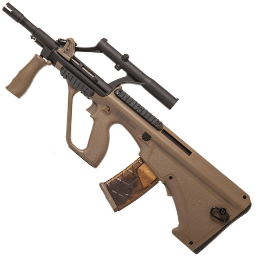 Steyr AUG A1 Compact Military Airsoft Rifle (Tan)