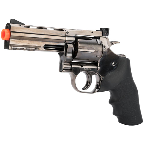 Dan Wesson GNB NBB CO2 Steel Grey Airsoft Revolver - Orange Tip