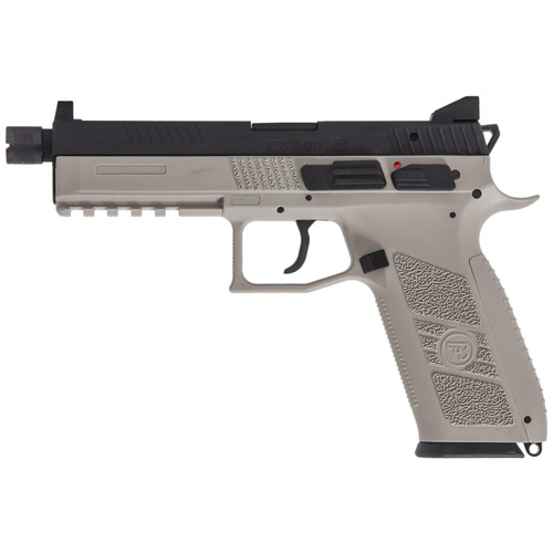 ASG CZ P-09 Suppressor-Ready CO2 Airsoft gun - Urban Grey