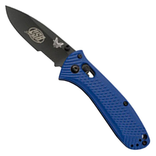 Benchmade USA Shooting Team Combo Edge BK1 Coated Blade Folding Knife