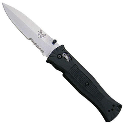Benchmade 3.25 Inch Satin Combo Blade Pardue Folding Knife