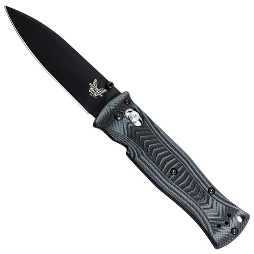 Benchmade Pardue Axis Black Plain Blade Folding Knife
