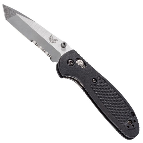 Benchmade Tanto Mini-Griptilian Serrated Combo Edge Folding Knife