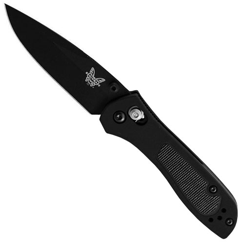 Benchmade 2.95 Inch Black Plain Blade Sequel Folding Knife