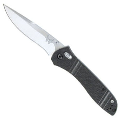Benchmade 3.90 Inch Satin D2 Plain Blade Folding Knife