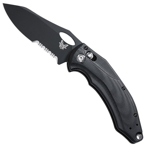 Benchmade Loco Axis 3.68 Inch S30V Black Combo Folding Knife