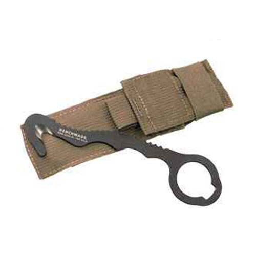 Benchmade 8 Rescue Hook Strap Cutter w Soft Coyote Sheath