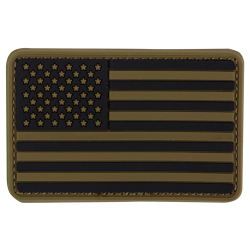 Condor PVC U.S. Flag Patch - Coyote Brown