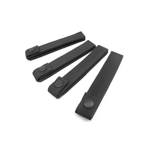 Condor Black 4 Inch Mod Strap 4pcs