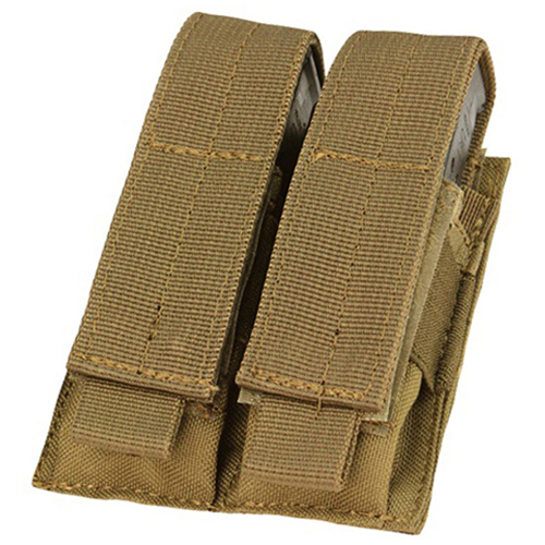 Condor Adjustable Double gun Magazine Pouch - Coyote Brown