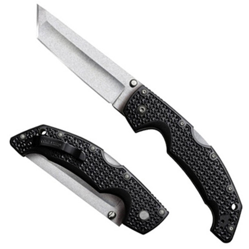 Cold Steel Voyager Large Tanto Point Plain Edge Folding Knife