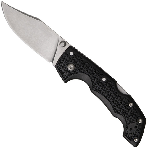 Cold Steel Voyager Clip 3 Inch Plain Edge Folding Knife - 29TMC