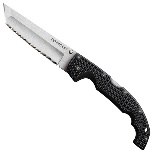 Cold Steel Voyager Tanto Serrated Folding Knife