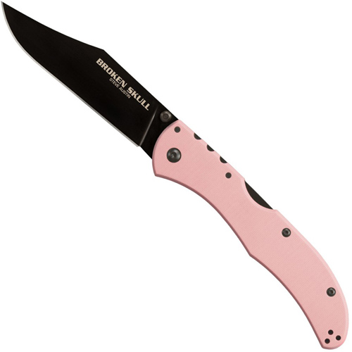 Broken Skull Steve Austin Folding Knife - Pink