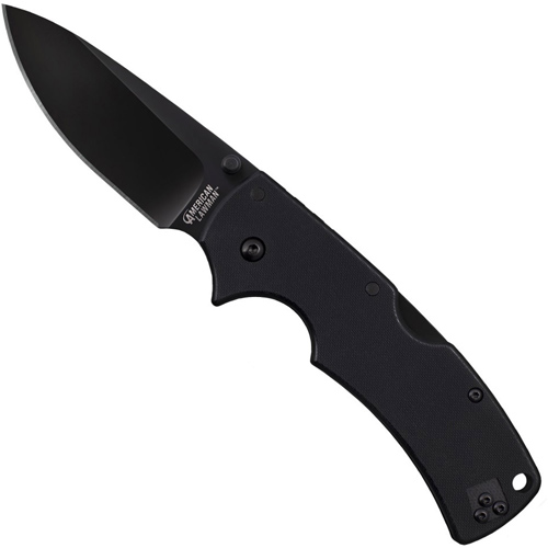 Cold Steel American Lawman EDC Folding Knife, Black