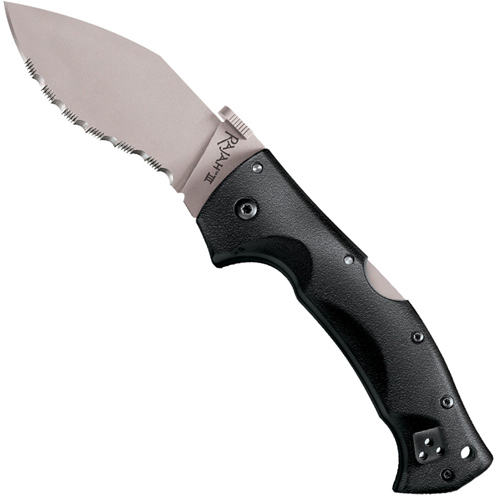 Cold Steel Rajah III Serrated Edge Folding Knife
