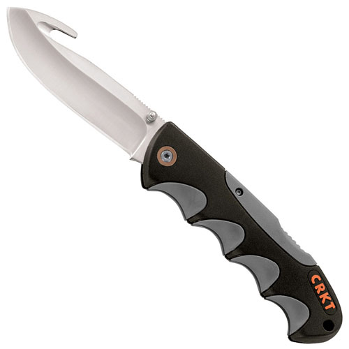CRKT Kommer Free Range Drop Point Gut Hook Lockback Folder