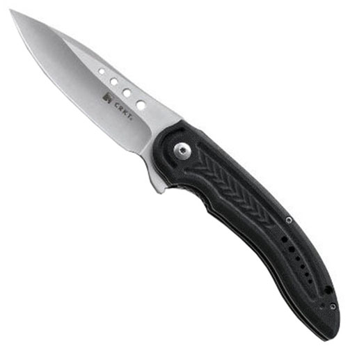 CRKT Ikoma Carajas Veff Flat Top Serrations Folding Knife