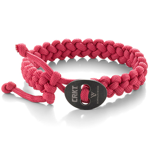 CRKT Quick Release Fuchsia Paracord Bracelet