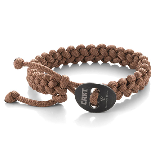 CRKT Quick Release Small Tan Paracord Bracelet
