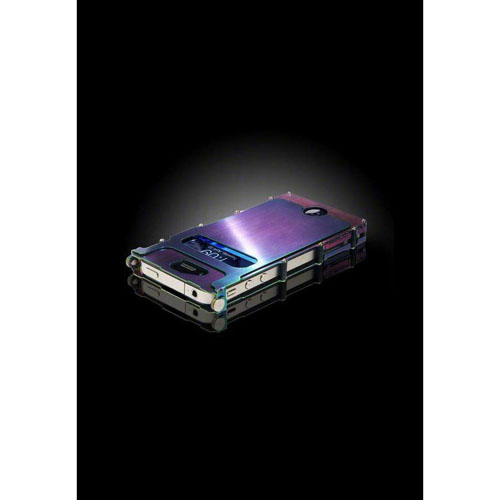 CRKT iNoxCase Stainless Steel iPhone 4 CaseRainbow