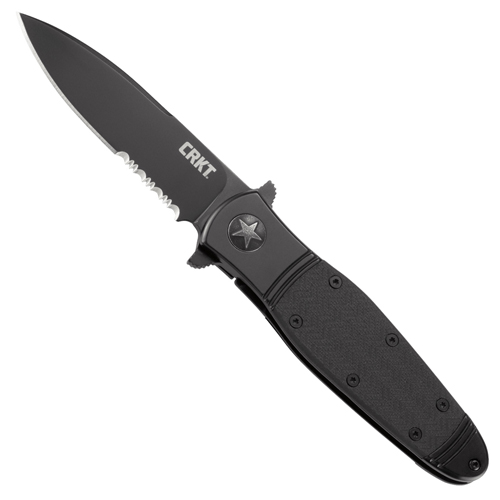 CRKT Bombastic Ken Onion Half Serrated Folding Knife