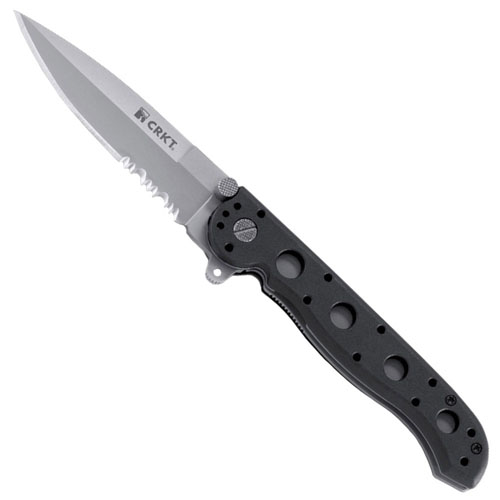 CRKT Zytel Spear Point Serrated Edge Folding Knife