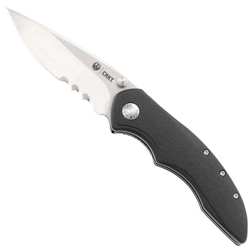 CRKT Ruger High-Brass Folding Knife with Veff Serrations