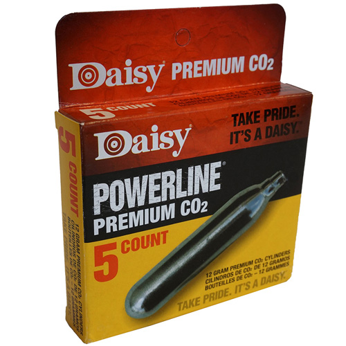 Daisy 5pcs PowerLine CO2 Cylinders