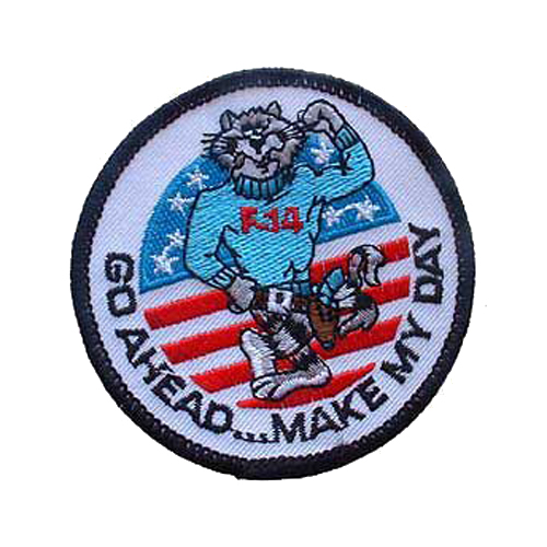 Usn Tomcat Go Ahead 3 Inch Patch
