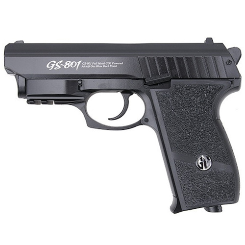 G&G GS-801 BK CO2 Black Airsoft gun With Laser