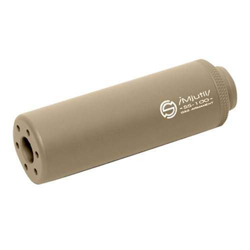 G&G SS-100 Sound Desert Tan 14mm Suppressor