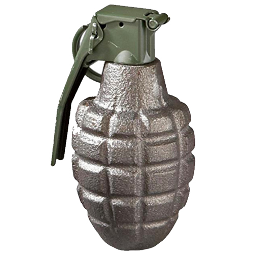 Metal Pineapple Dummy Grenade