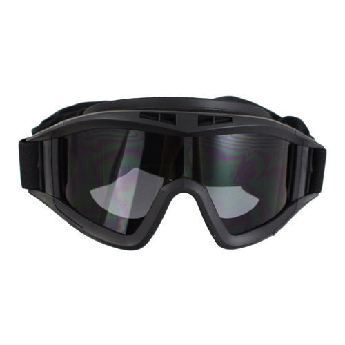 Military Style Basic Airsoft Goggle - Black