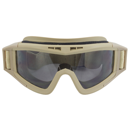 Military Style Basic Airsoft Goggle - Tan