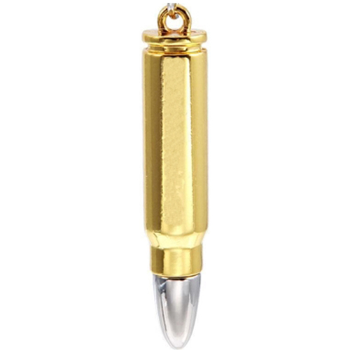 Bullet Shape Pendant With Black Cord