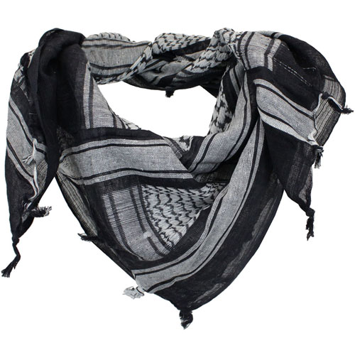 Arab Shemagh Tactical Scarf (Black)