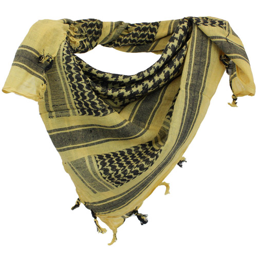 Arab 1249 Scarf Shemagh - Yellow