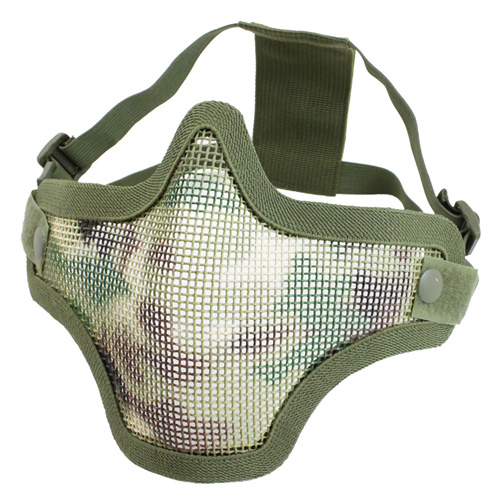 Gear Stock Half-Face Airsoft Mask - Multicam