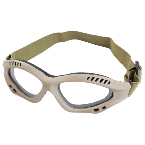 Gear Stock Airsoft Safety Goggles - Tan