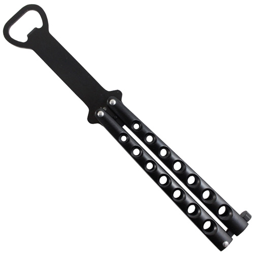 Balisong Bottle Opener - Black