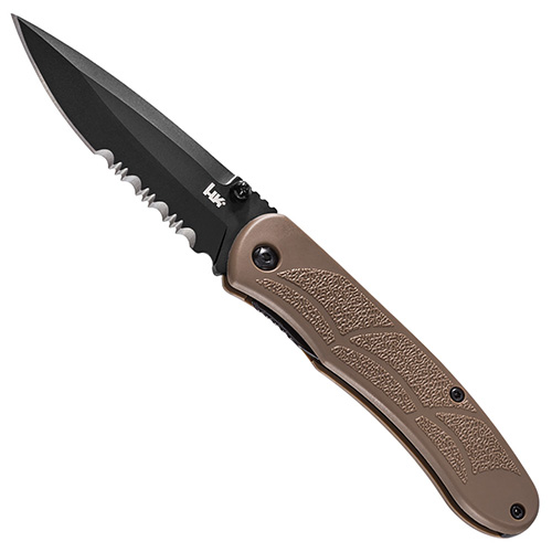 Heckler and Koch P30 Spring Assisted Knife (Sand)