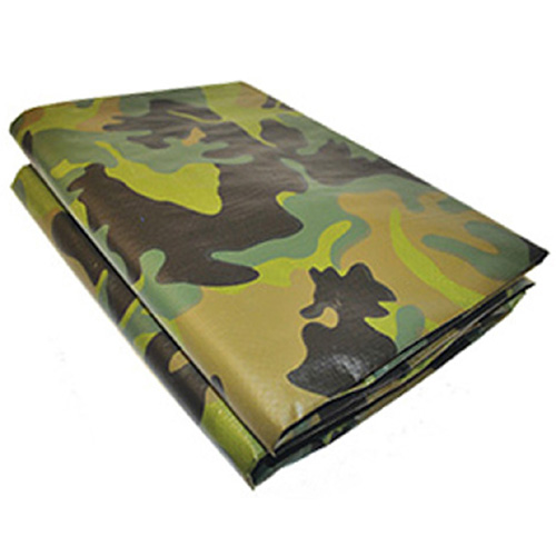 Woodland Camouflage Polyethylene Tarp - 6 x 8