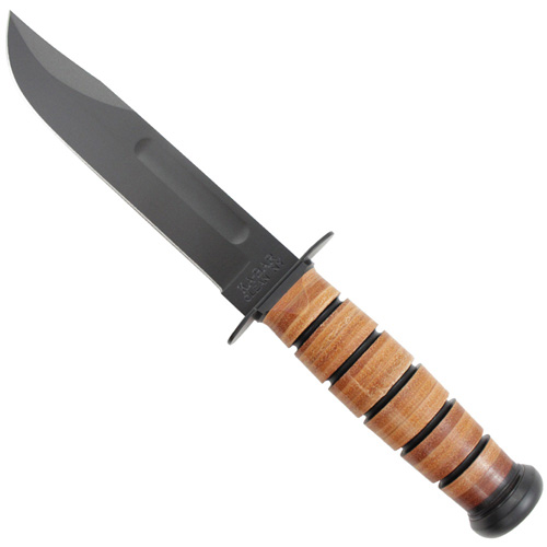Ka-Bar 2-1217-8 Fighting Utility USMC With Leather Sheath Fixed Blade Knife