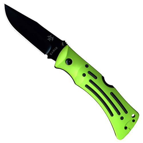 Ka-Bar Zombie Mule Folder Polyester Shth Str Edge Cp