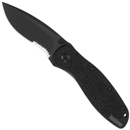 Kershaw Blur Black Serr Knife