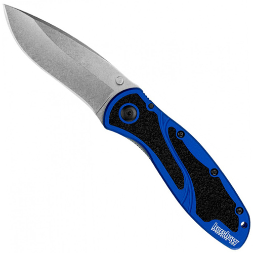 Kershaw Blur Assisted Opening Navy Blue Folding Knife