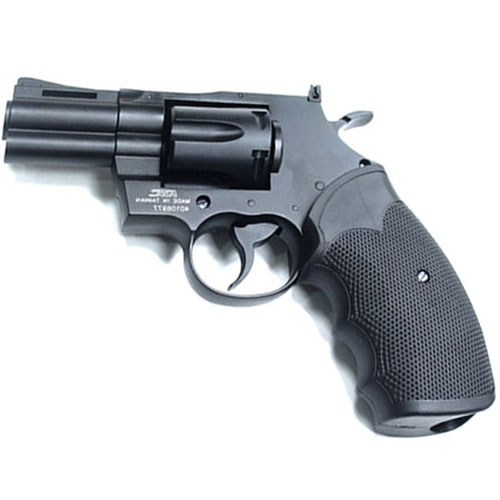 KWC KM66DN 2.5 Inch Black Steel BB Revolver