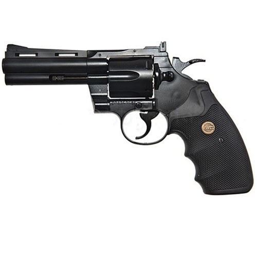 KWC KM67DN 4 Inch Black Steel BB Revolver